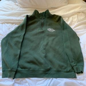 Green Younglife Half Zip Up